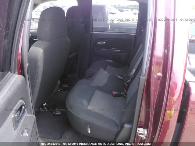 1GTCS139998117226 - 2009 GMC CANYON BURGUNDY photo 8