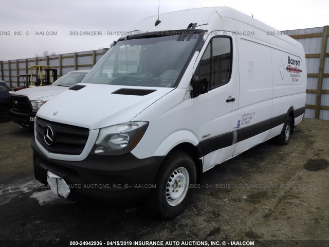 WD3PE8DE6E5828157 - 2014 MERCEDES-BENZ SPRINTER 2500 WHITE photo 2