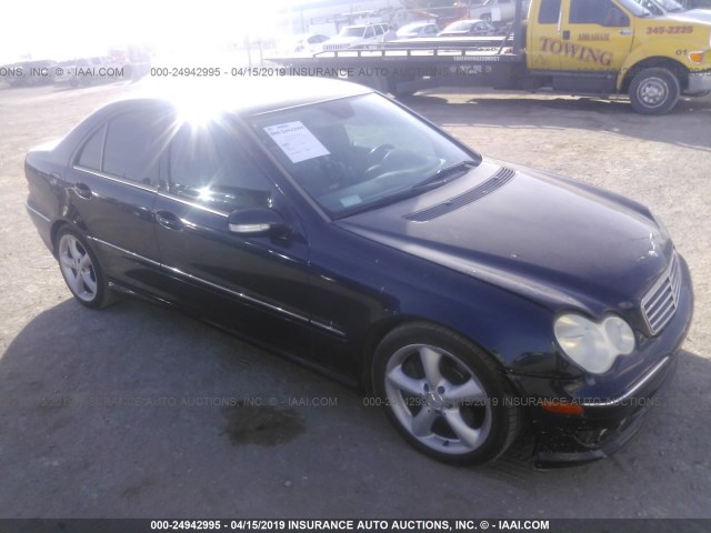 WDBRF52H46A834134 - 2006 MERCEDES-BENZ C GENERATION 2006 230 BLUE photo 1