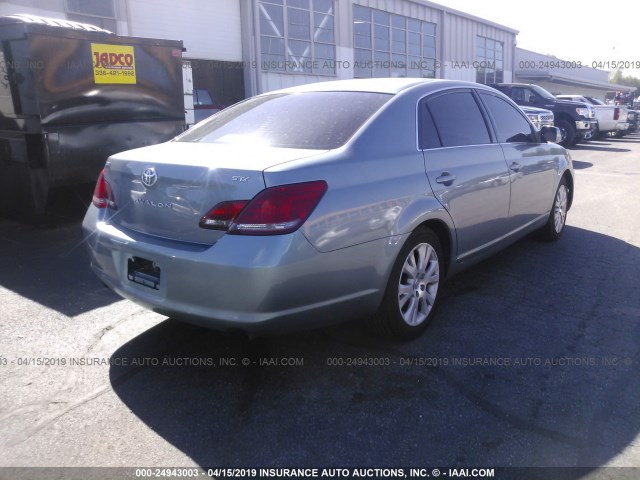 4T1BK36B78U295885 - 2008 TOYOTA AVALON XL/XLS/TOURING/LIMITED Light Blue photo 4