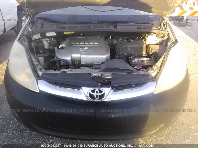 5TDZK23C88S168741 - 2008 TOYOTA SIENNA CE/LE GOLD photo 10