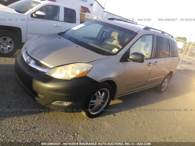 5TDZK23C88S168741 - 2008 TOYOTA SIENNA CE/LE GOLD photo 2