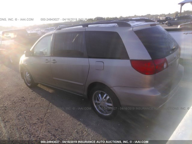 5TDZK23C88S168741 - 2008 TOYOTA SIENNA CE/LE GOLD photo 3