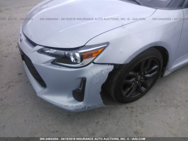 JTKJF5C77E3070117 - 2014 TOYOTA SCION TC ვერცხლისფერი ფოტო 6