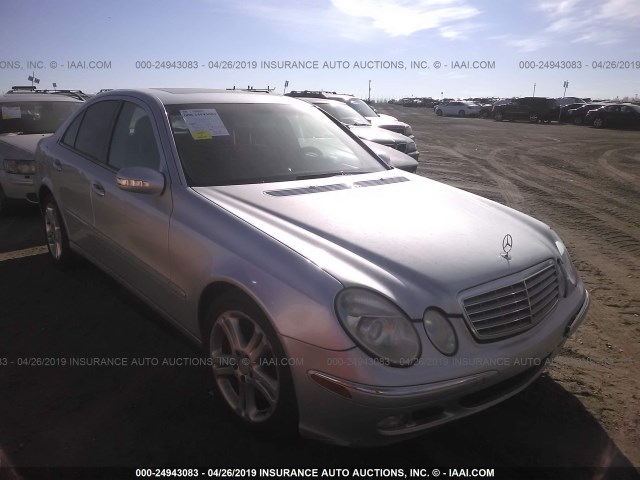 WDBUF83J65X168144 - 2005 MERCEDES-BENZ E 500 4MATIC SILVER photo 1