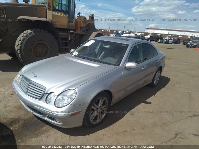 WDBUF83J65X168144 - 2005 MERCEDES-BENZ E 500 4MATIC SILVER photo 6