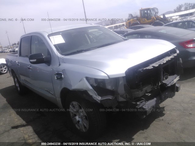 1N6AA1EK6HN528154 - 2017 NISSAN TITAN S SILVER photo 1