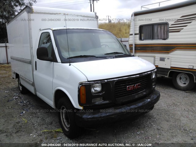 1GDGG31W511900186 - 2001 GMC SAVANA CUTAWAY G3500 WHITE photo 1