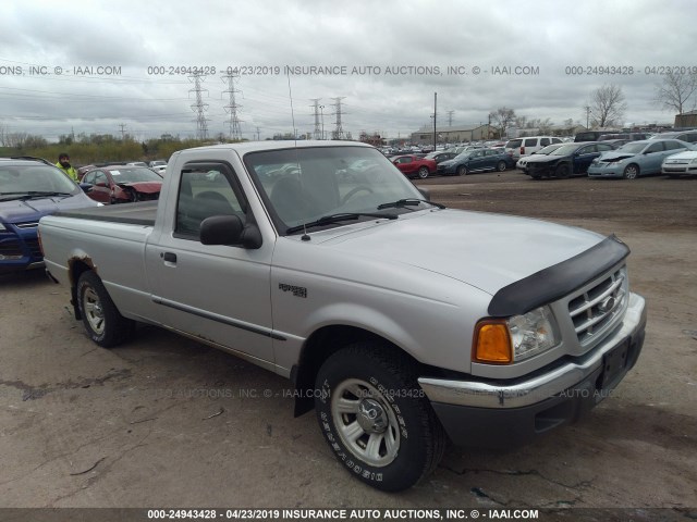 1FTYR10U81PB74084 - 2001 FORD RANGER SILVER photo 1