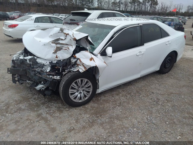 4T4BF1FK5ER409490 - 2014 TOYOTA CAMRY L/SE/LE/XLE 白色 照片 2
