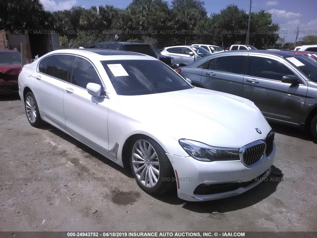 WBA7E2C50GG546850 - 2016 BMW 740 I WHITE photo 1