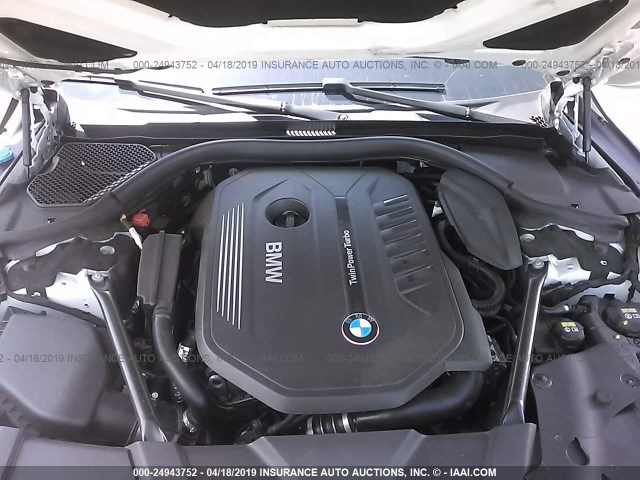 WBA7E2C50GG546850 - 2016 BMW 740 I WHITE photo 10