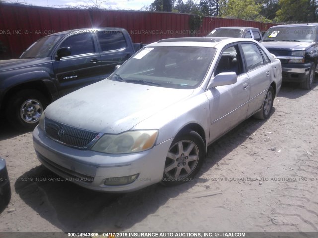 4T1BF28B11U182516 - 2001 TOYOTA AVALON XL/XLS SILVER photo 2