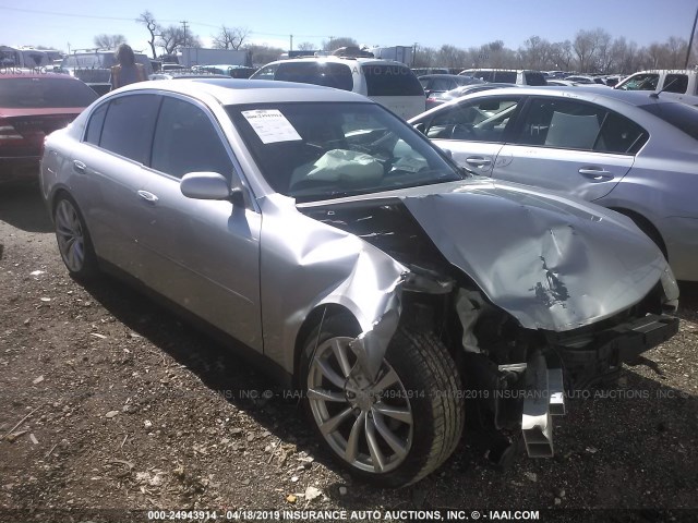 JNKCV51EX4M617537 - 2004 INFINITI G35 SILVER photo 1