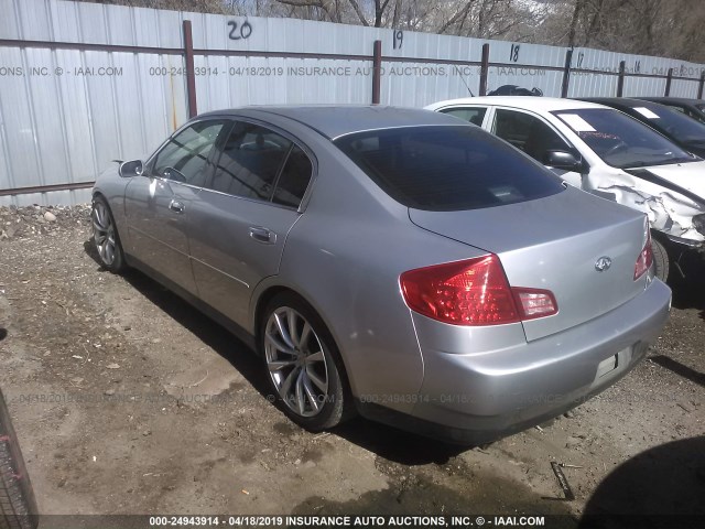 JNKCV51EX4M617537 - 2004 INFINITI G35 SILVER photo 3