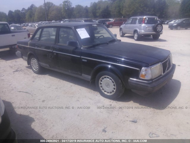 YV1AS8808P1481910 - 1993 VOLVO 240 BLACK photo 1