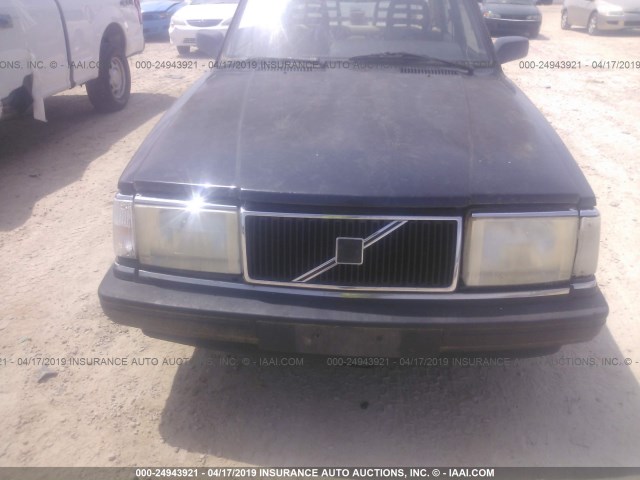 YV1AS8808P1481910 - 1993 VOLVO 240 BLACK photo 6