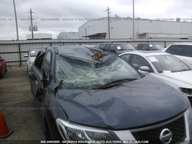 5N1AR2MN5DC665648 - 2013 NISSAN PATHFINDER S/SV/SL/PLATINUM BLUE photo 6