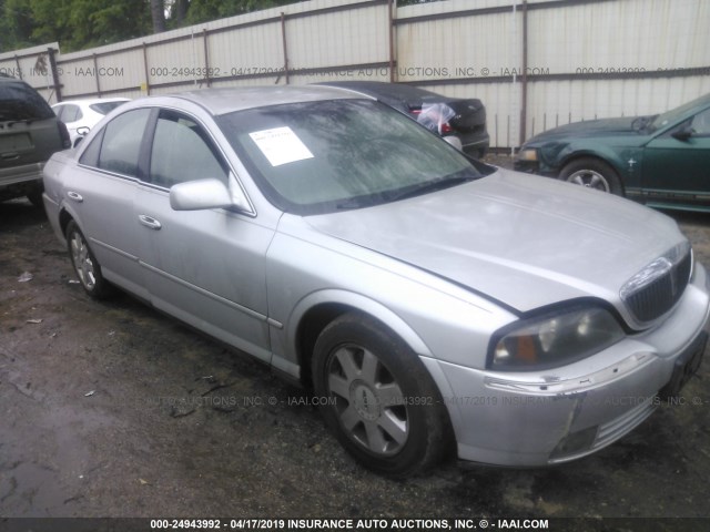 1LNHM86S84Y646615 - 2004 LINCOLN LS SILVER photo 1