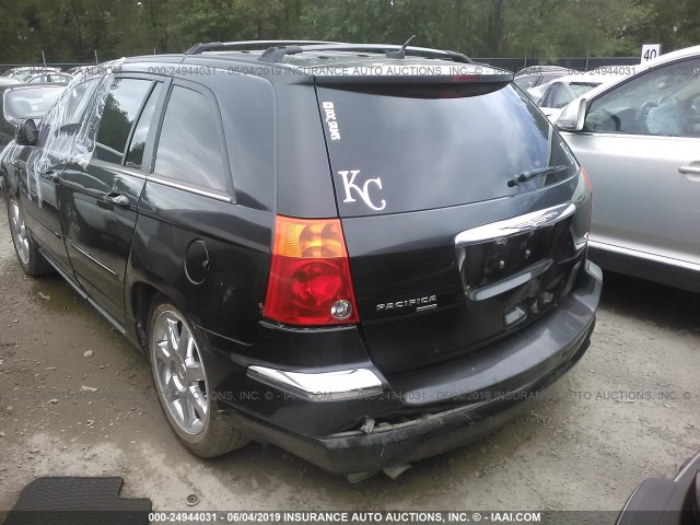 2A8GM78X27R325156 - 2007 CHRYSLER PACIFICA LIMITED BLACK photo 3