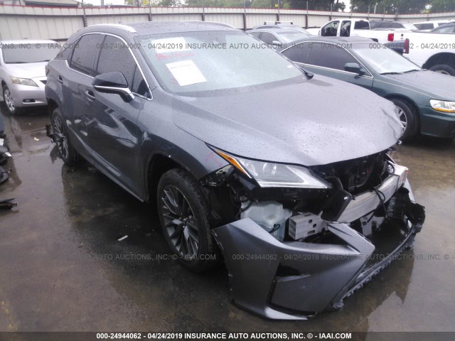 2T2BZMCA3GC045889 - 2016 LEXUS RX 350/BASE/F SPORT GRAY photo 1