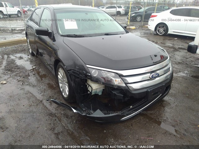 3FADP0L31AR367936 - 2010 FORD FUSION HYBRID BLACK photo 6