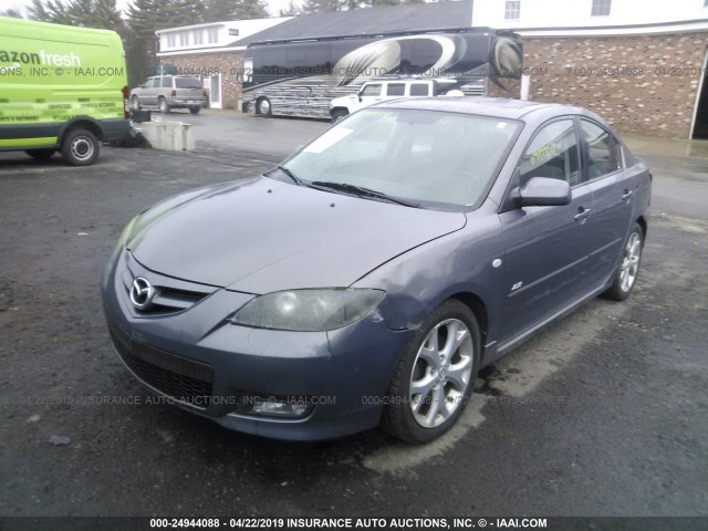 JM1BK323271634409 - 2007 MAZDA 3 S GRAY photo 2