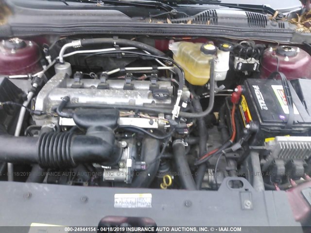 1G1ZS58F97F198861 - 2007 CHEVROLET MALIBU LS MAROON photo 10