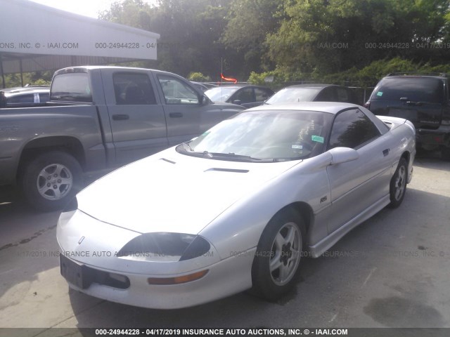 2G1FP22K2V2144311 - 1997 CHEVROLET CAMARO RS SILVER photo 2