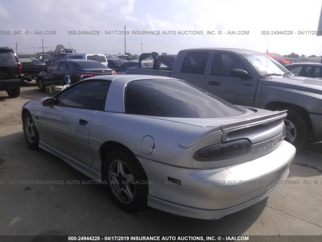 2G1FP22K2V2144311 - 1997 CHEVROLET CAMARO RS SILVER photo 3