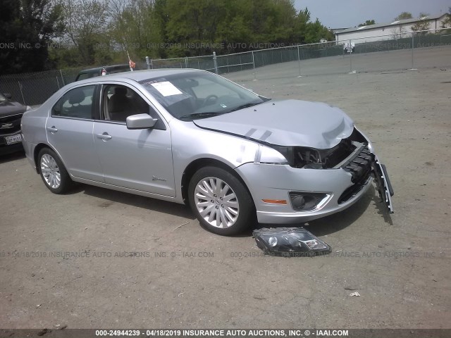 3FADP0L37CR243737 - 2012 FORD FUSION HYBRID SILVER photo 1