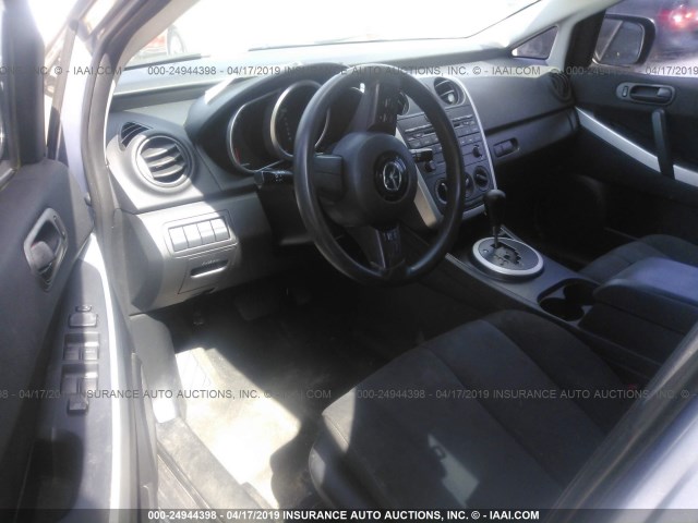 JM3ER293170126504 - 2007 MAZDA CX-7 SILVER photo 5