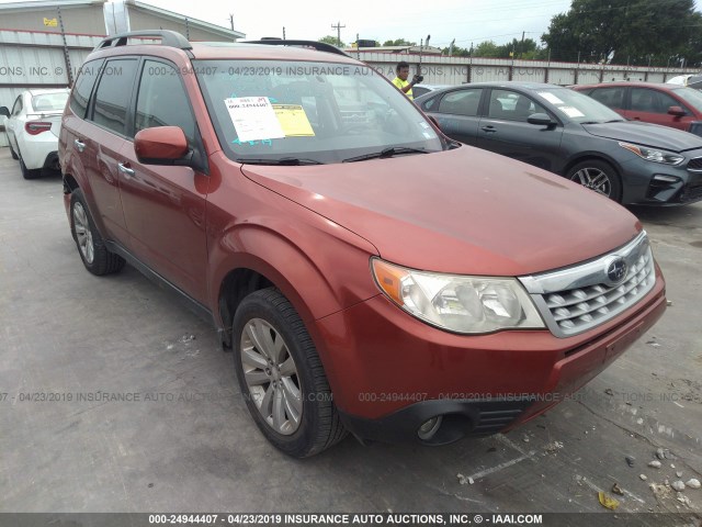 JF2SHBEC1BH710661 - 2011 SUBARU FORESTER LIMITED ORANGE photo 1