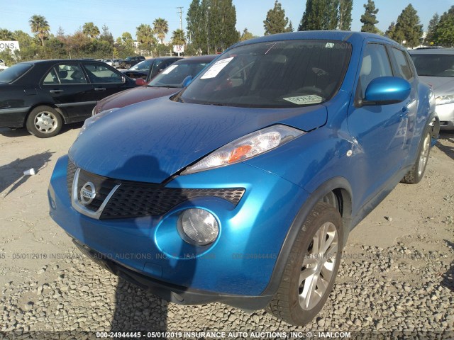 JN8AF5MV7CT111707 - 2012 NISSAN JUKE S/SV/SL BLUE photo 2