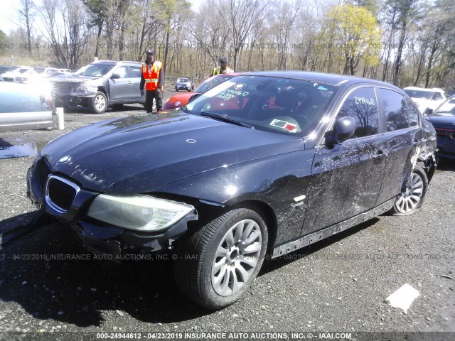 WBAPK53519A509886 - 2009 BMW 328 XI SULEV BLACK photo 2