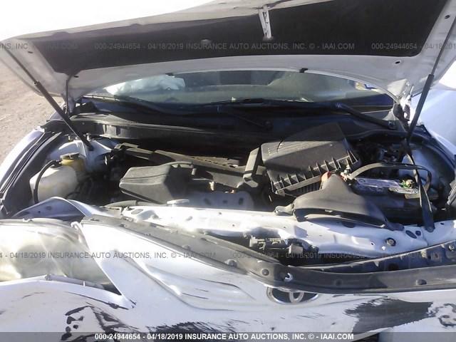 4T1BE46KX7U607015 - 2007 TOYOTA CAMRY NEW GENERAT CE/LE/XLE/SE WHITE photo 10
