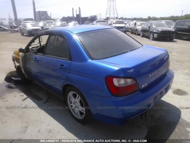 JF1GD29612G529639 - 2002 SUBARU IMPREZA WRX BLUE photo 3