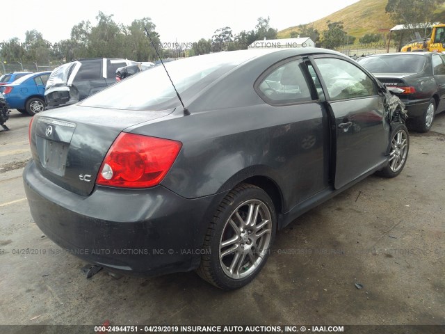 JTKDE177950063108 - 2005 TOYOTA SCION TC ნაცრისფერი ფოტო 4