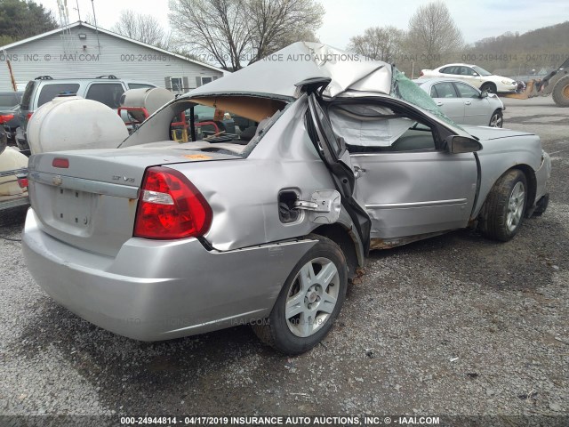 1G1ZT58N88F149057 - 2008 CHEVROLET MALIBU LT/CLASSIC SILVER photo 4