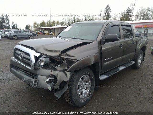 3TMJU62N29M086992 - 2009 TOYOTA TACOMA DOUBLE CAB PRERUNNER TAN photo 2