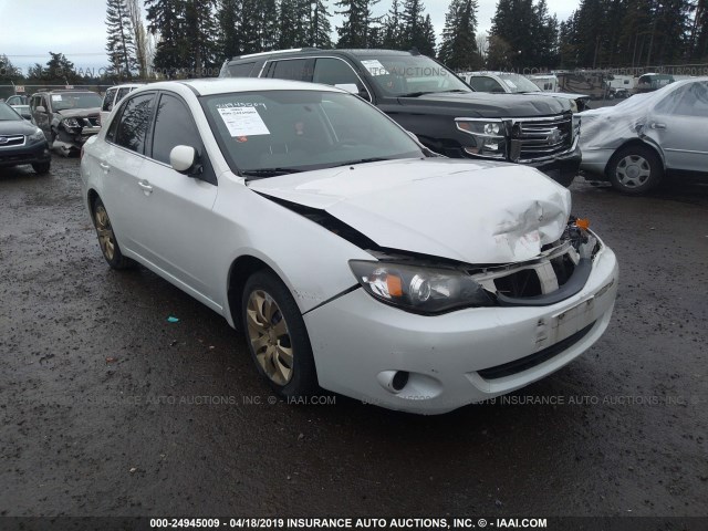 JF1GE6A64AH504565 - 2010 SUBARU IMPREZA 2.5I WHITE photo 1