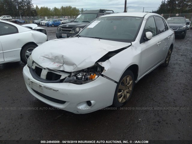 JF1GE6A64AH504565 - 2010 SUBARU IMPREZA 2.5I WHITE photo 2