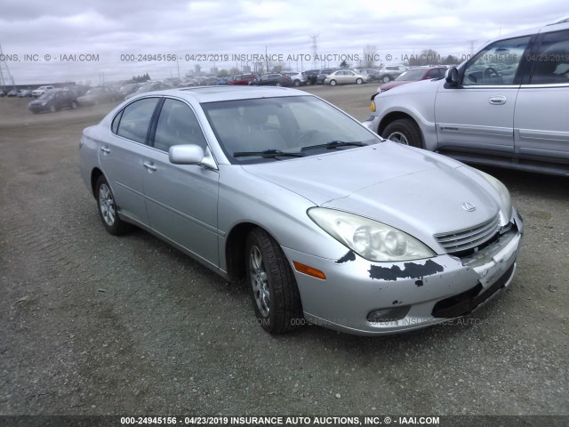 JTHBF30G030120504 - 2003 LEXUS ES 300 SILVER photo 1