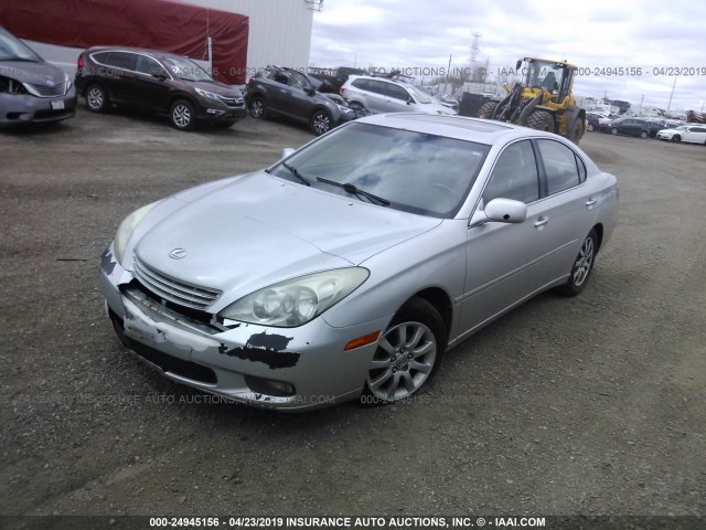 JTHBF30G030120504 - 2003 LEXUS ES 300 SILVER photo 2