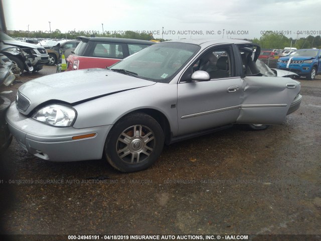 1MEFM55S54G607352 - 2004 MERCURY SABLE LS PREMIUM SILVER photo 2