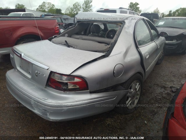 1MEFM55S54G607352 - 2004 MERCURY SABLE LS PREMIUM SILVER photo 4