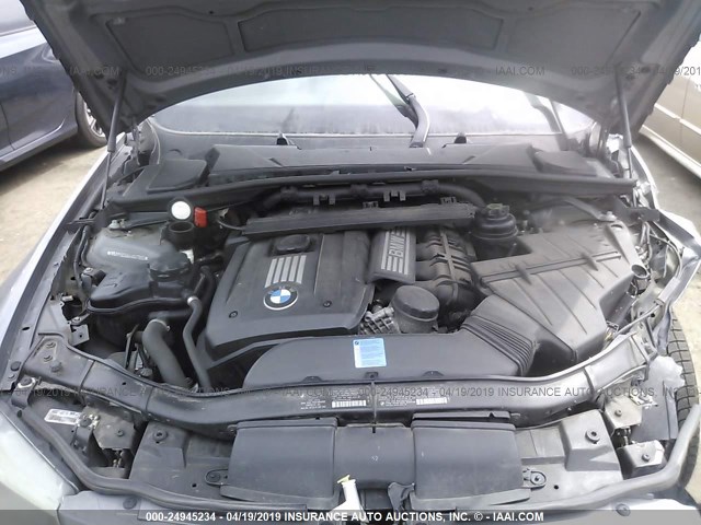 WBAPK5C59AA647650 - 2010 BMW 328 XI SULEV GRAY photo 10