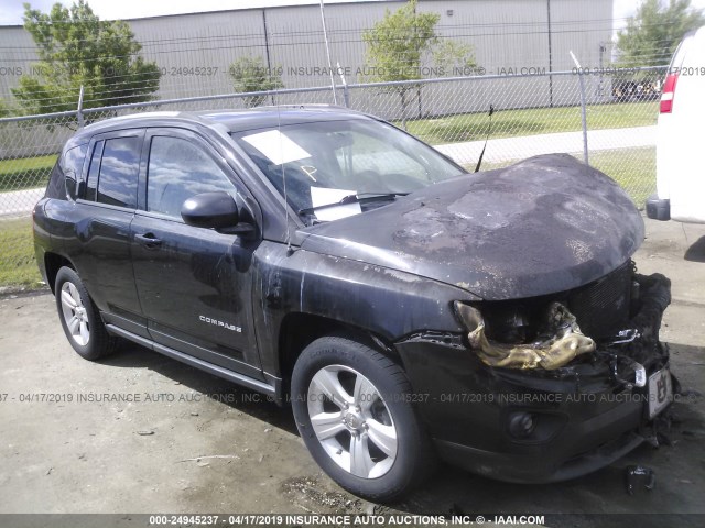 1C4NJDEB5CD608887 - 2012 JEEP COMPASS LATITUDE BLACK photo 1