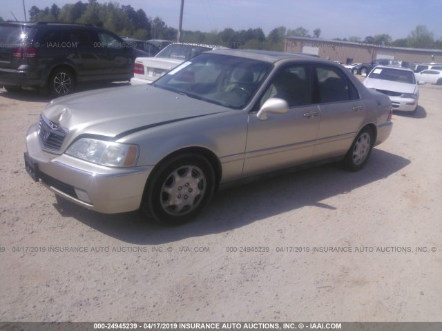 JH4KA9650XC003629 - 1999 ACURA 3.5RL GOLD photo 2