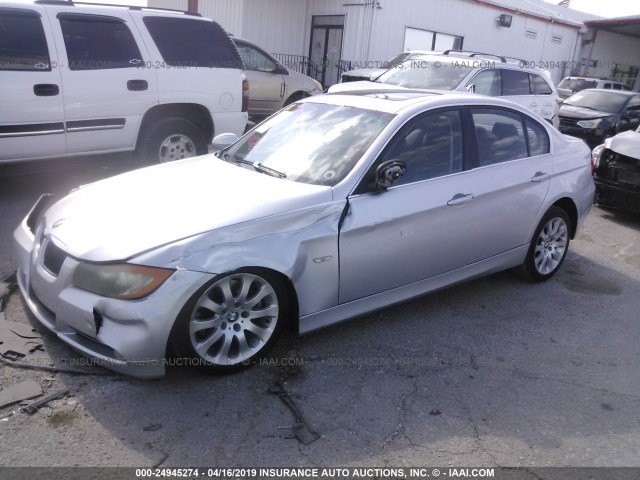 WBAVB33506KR73852 - 2006 BMW 330 I SILVER photo 2